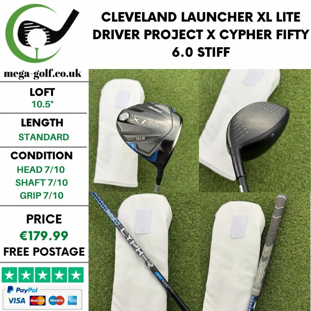 CLEVELAND LAUNCHER XL LITE DRIVER / 10.5° / STIFF - Image 1