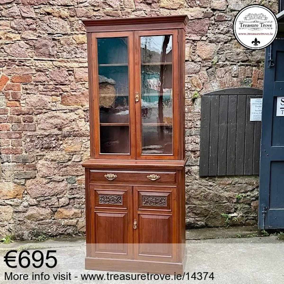 Tall Vintage Bookcases  / Bureau Bookcases - Image 1