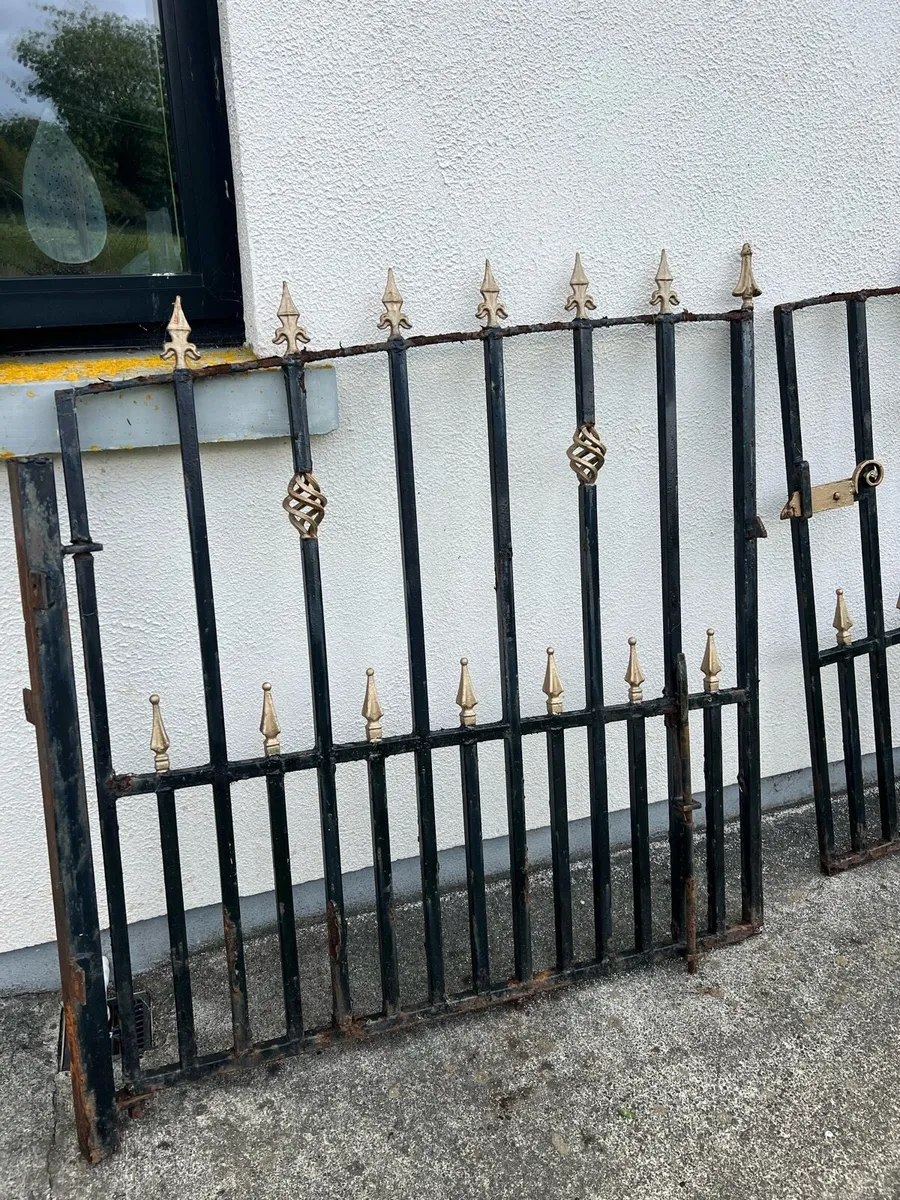 Wrought iron ornate gates - Image 3