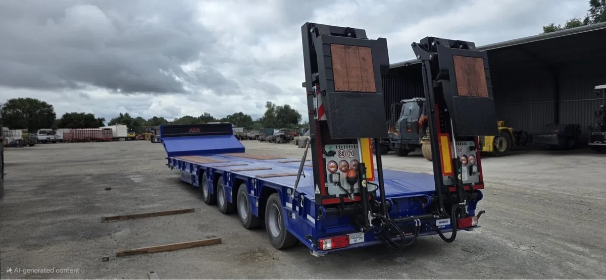 2025 GVN 4axel Lowloader rear steer - Image 2