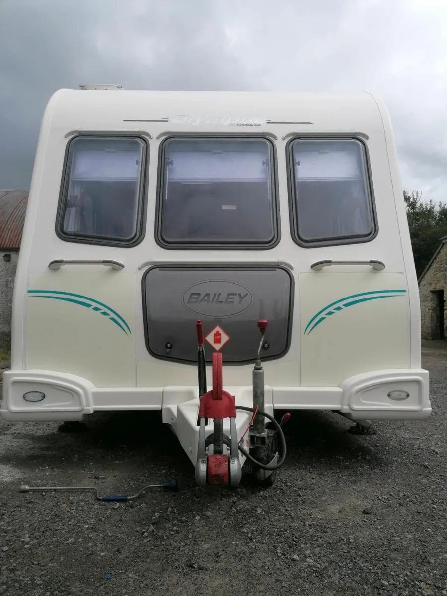 2011 Bailey Olmypus fixed bed 4/5 birth caravan in - Image 3