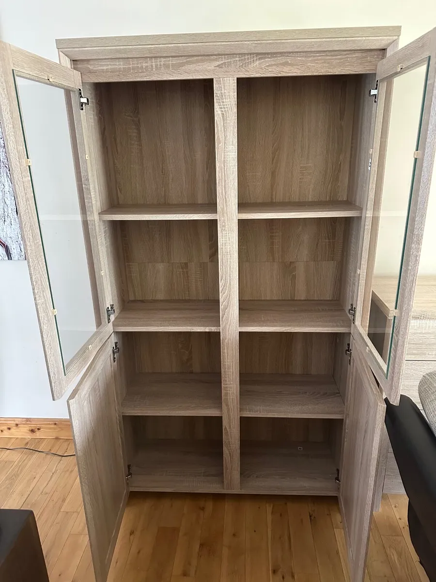 Set of 3 oak furniture - Image 3