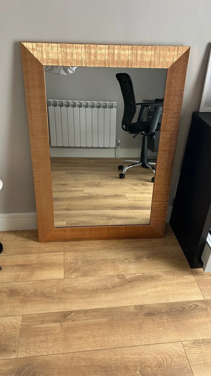 Large Rose Gold Mirror - Image 2