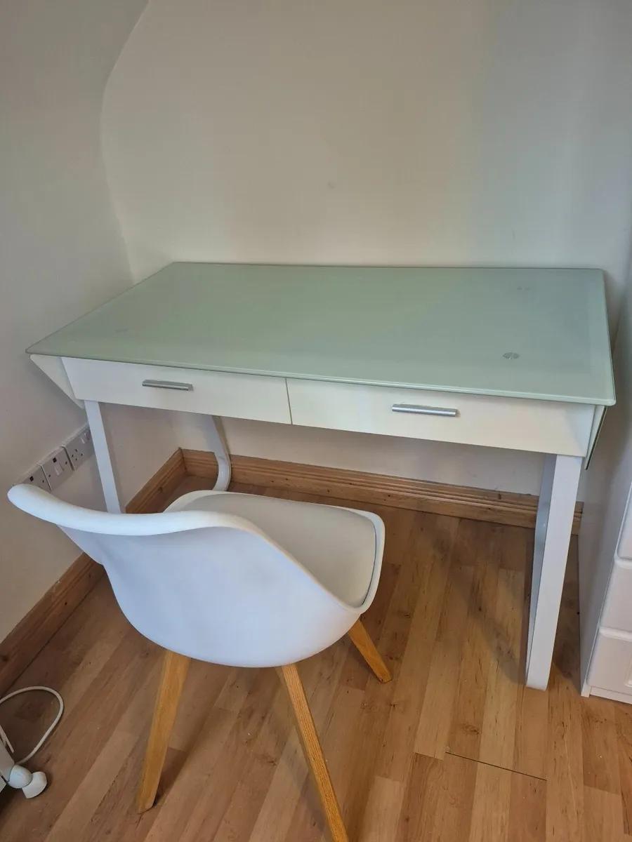 Desk and chair