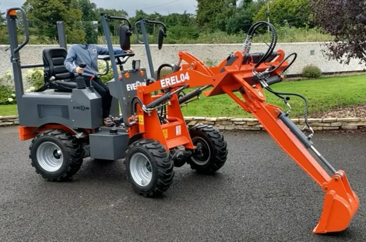 Electric, Loader, Skid Steer, Everun, Fork lift. - Image 1