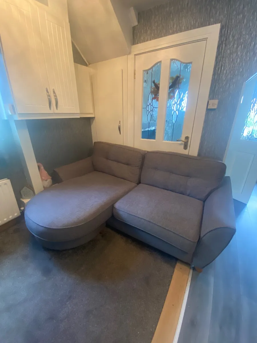 Small L-Shaped Couch – Great Condition - Image 1