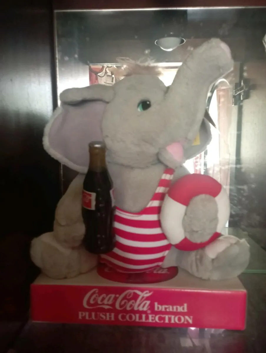 VINTAGE 1970s STUFFED ELEPHANT - Image 2