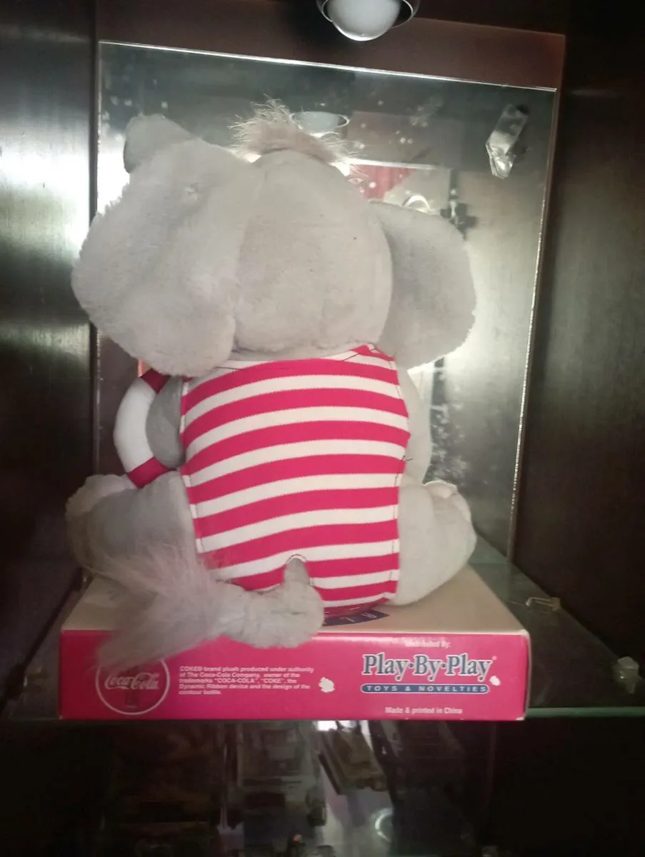 VINTAGE 1970s STUFFED ELEPHANT - Image 4