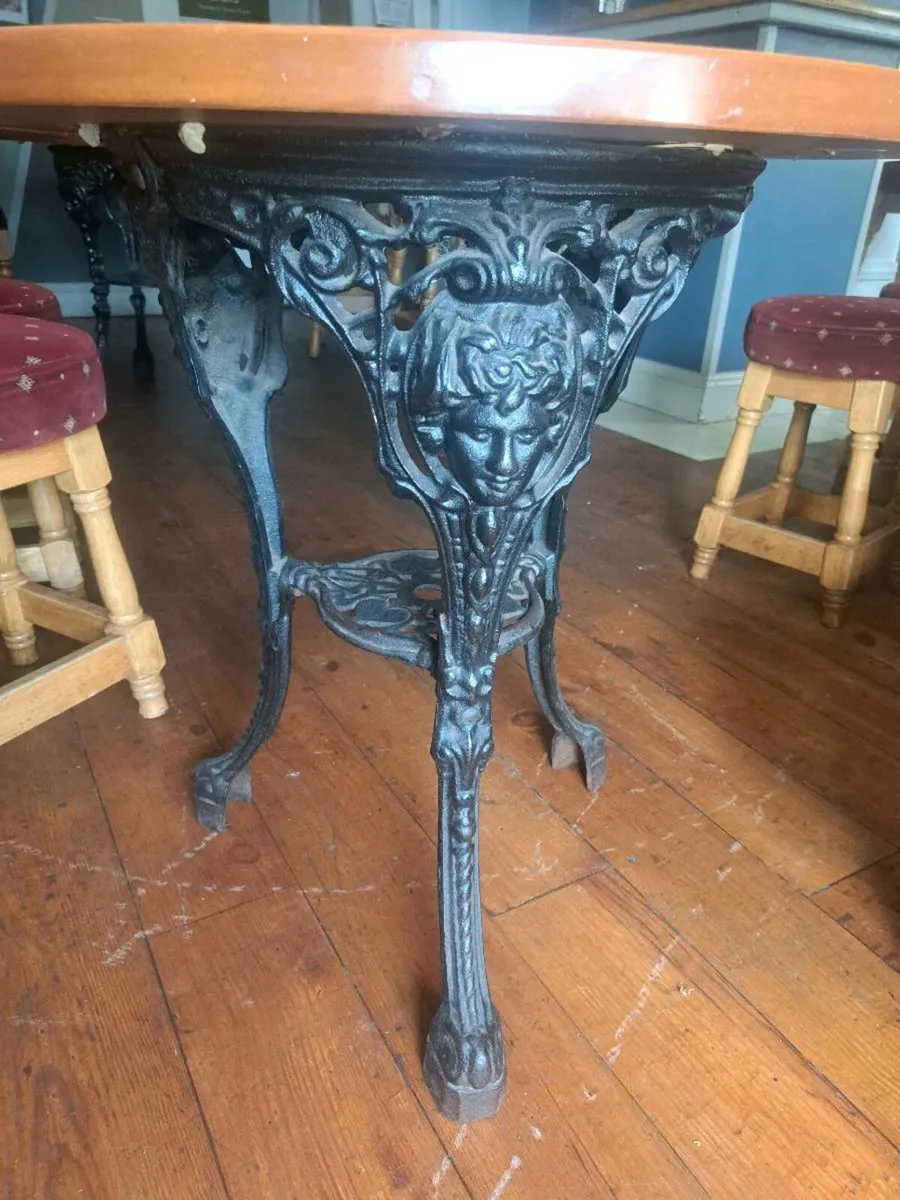 Antique bar or cafe tables - Image 3