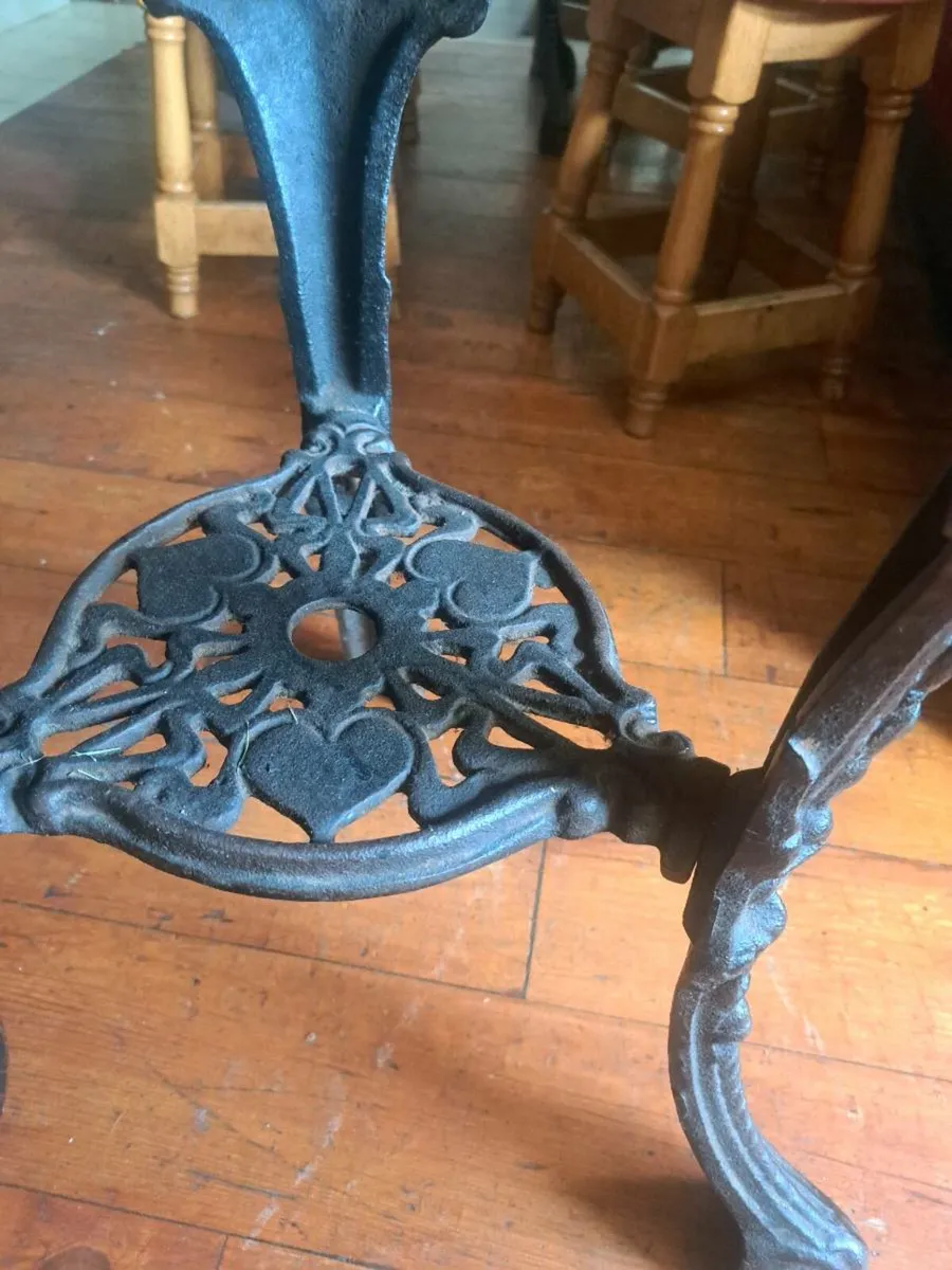 Antique bar or cafe tables - Image 4