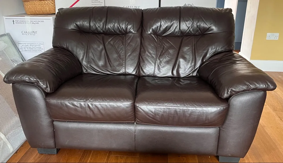 2 seater sofa and electric armchair - Image 1