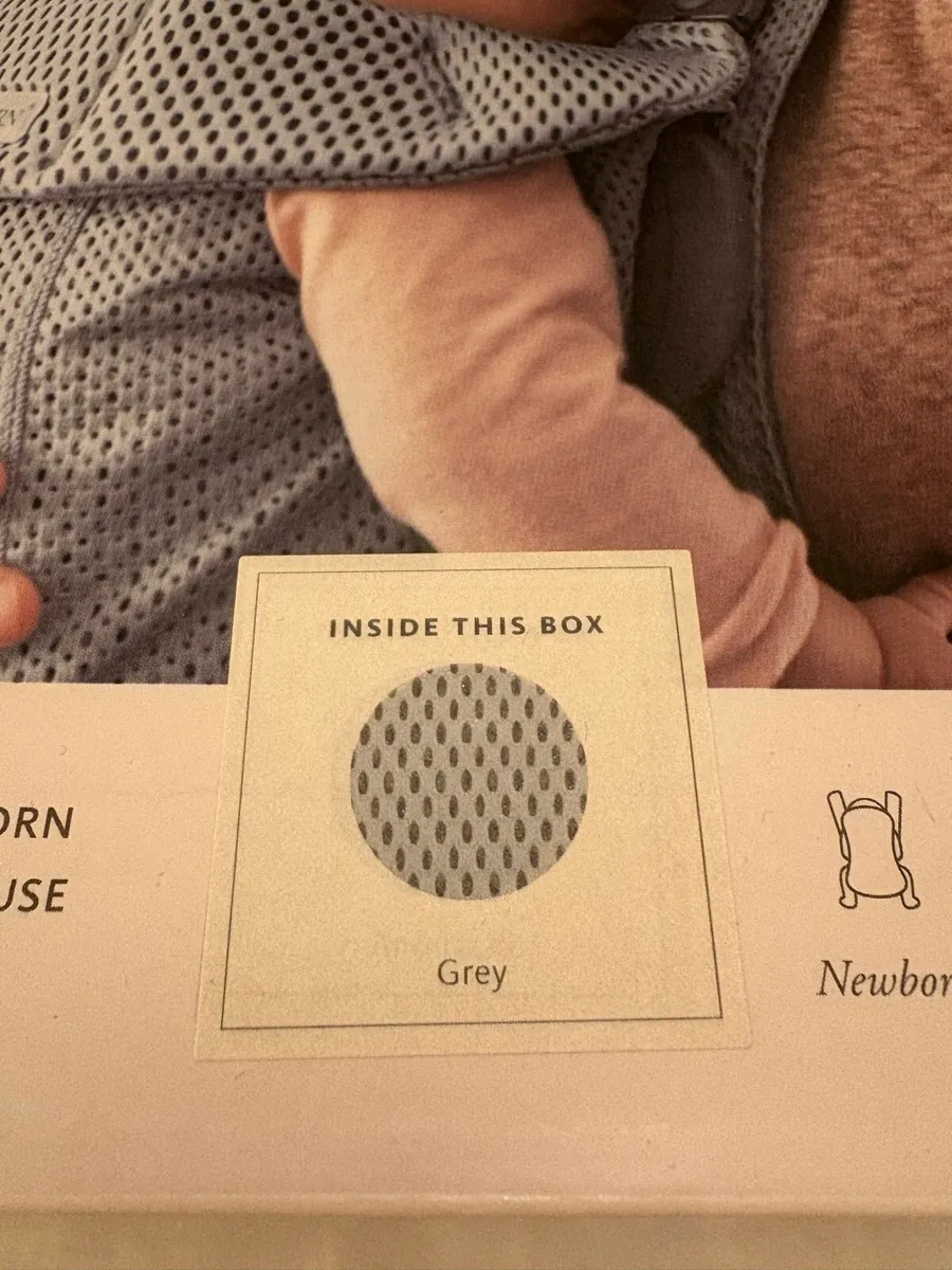 Baby Bjorn Baby Mini Carrier Airy Mesh Grey - Image 2