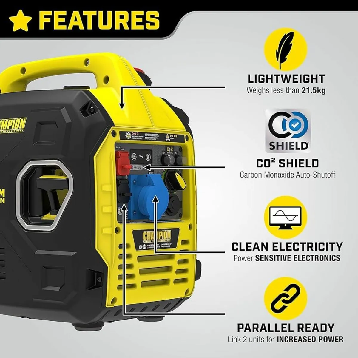 Champion Atom Fusion 3000 Watt Invertor Generator - Image 3