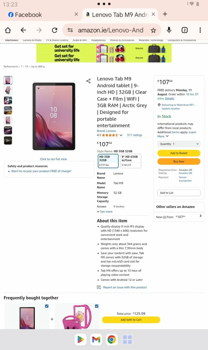 Lenovo M9 Tablet