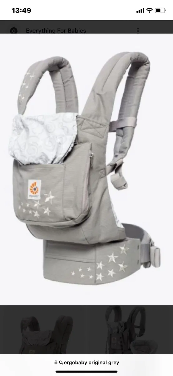 Ergobaby original baby carrier with newborn insert - Image 2