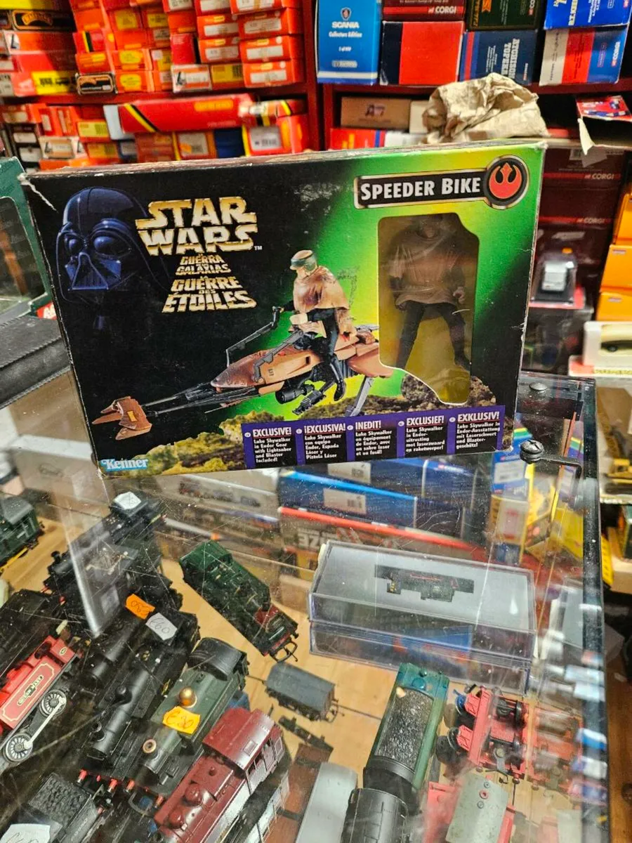 Star Wars POTF2 Luke Skywalker & Speeder Bike - Image 2