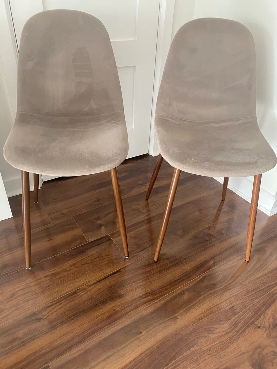 4 Dining chairs - Image 1