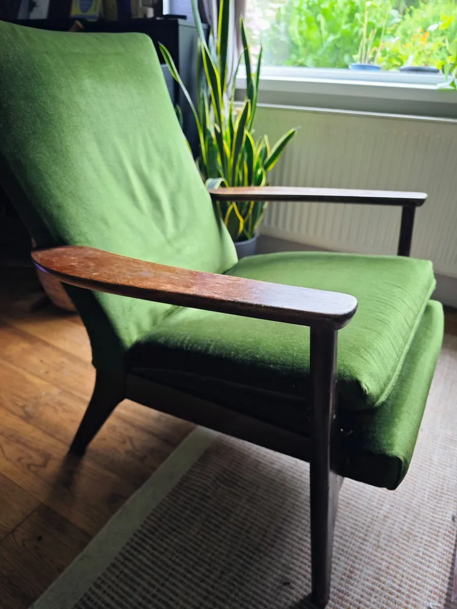 Mid-century Highback Armchair - Image 1