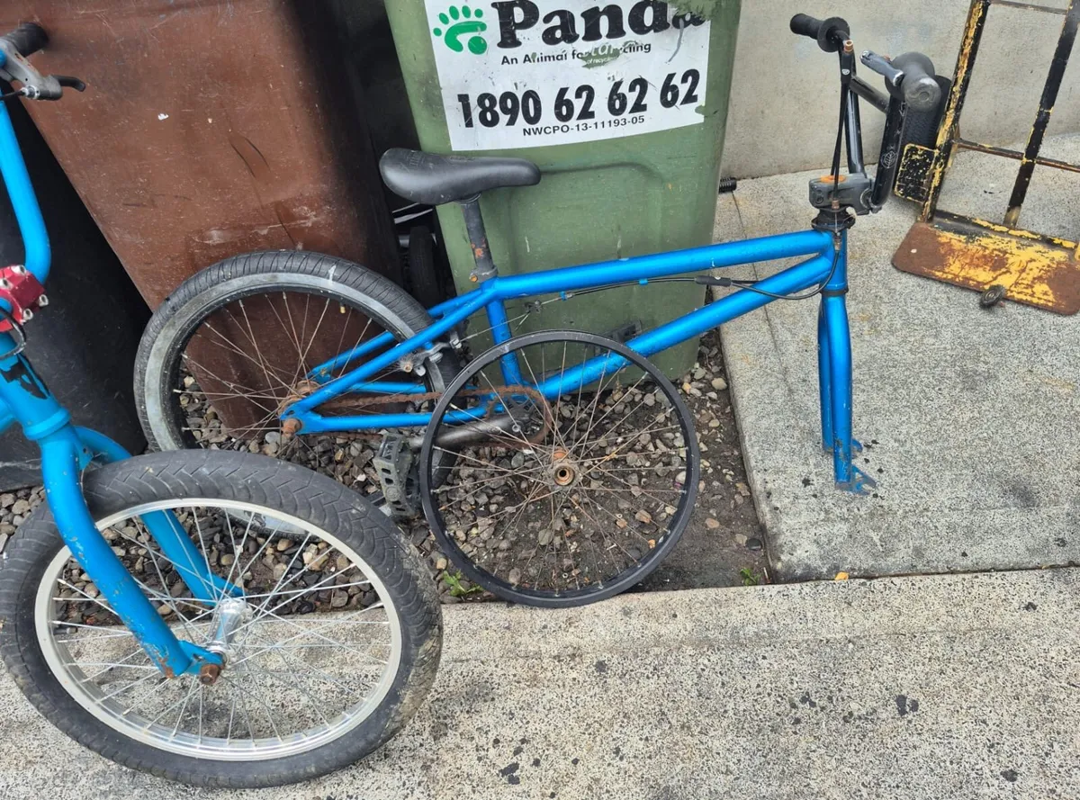 2 Blue Bmx Bikes (need Gone Moving House) - Image 3