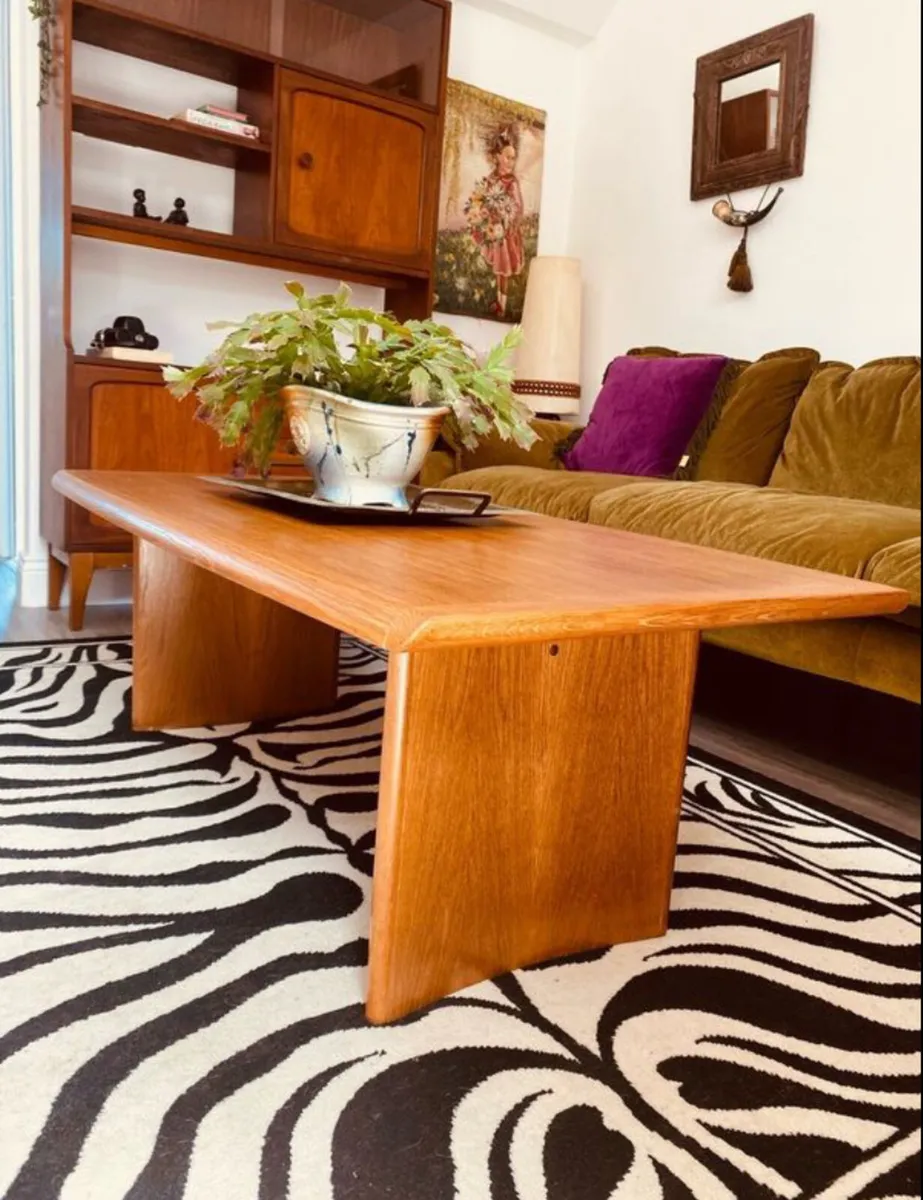 Large Danish Mid Century Coffee Table - Image 3