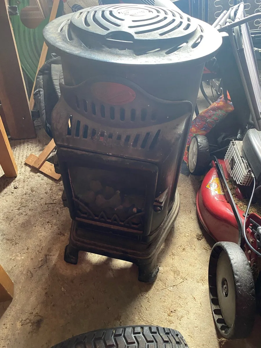 Kitchen table, bottle gas heater - Image 3