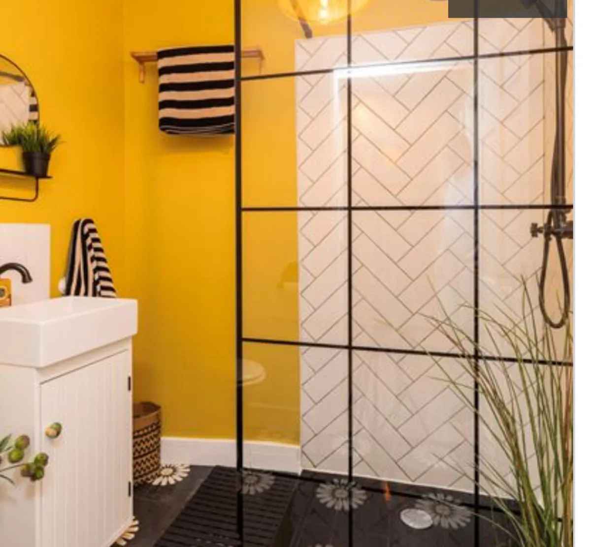 Glass Side Panel Shower