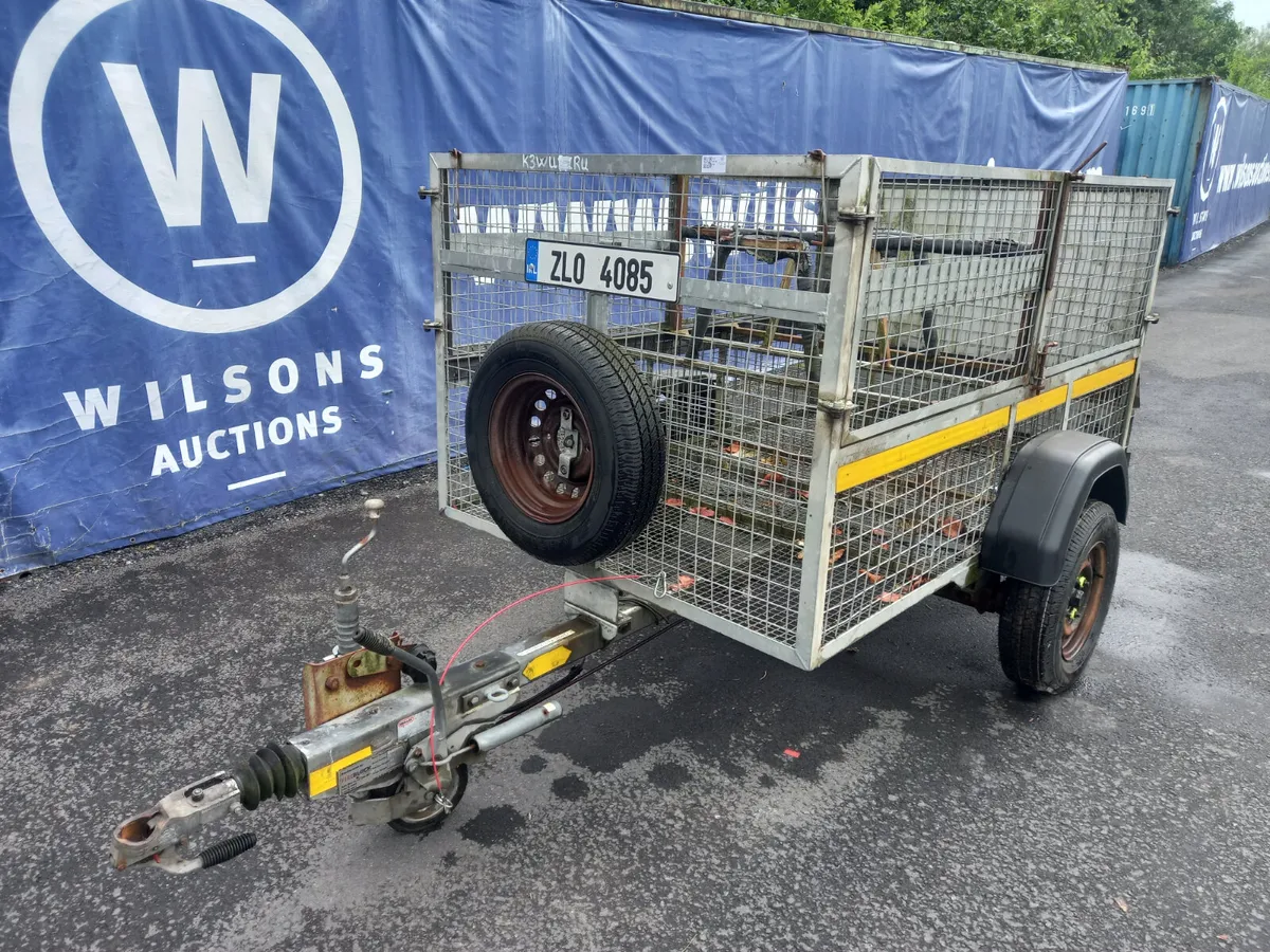 Approx: 7 x4ft 2010  Single Trailer For Auction - Image 1