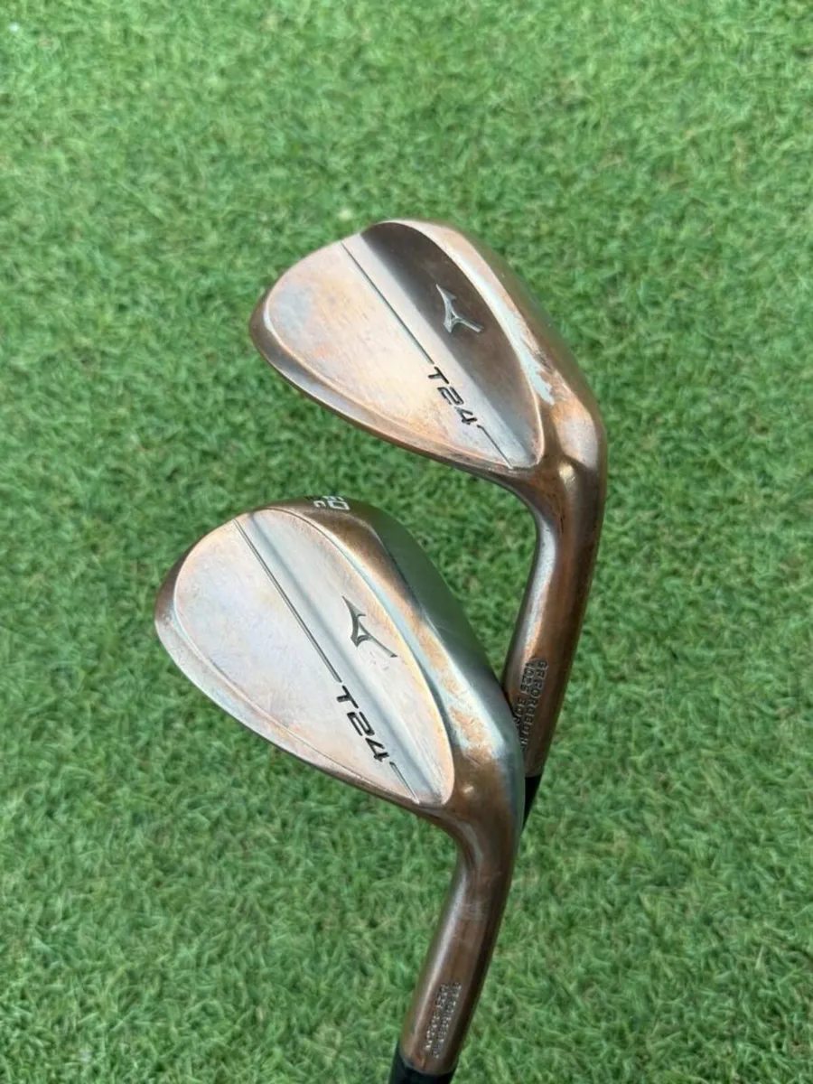MIZUNO T24 WEDGES SW 56°.12S / LW 60°.10C / STIFF - Image 2
