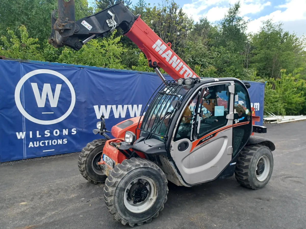 2019 Manitou MT 625H Telehandler For Auction - Image 1