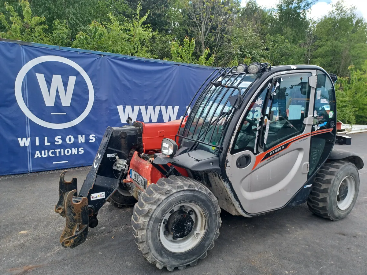 2019 Manitou MT 625H Telehandler For Auction - Image 2