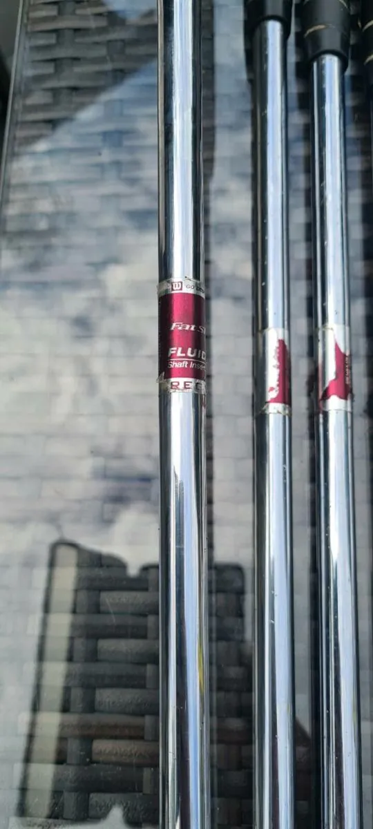 Wilson Deep Red Phat Shaft Irons. Golf clubs. - Image 2