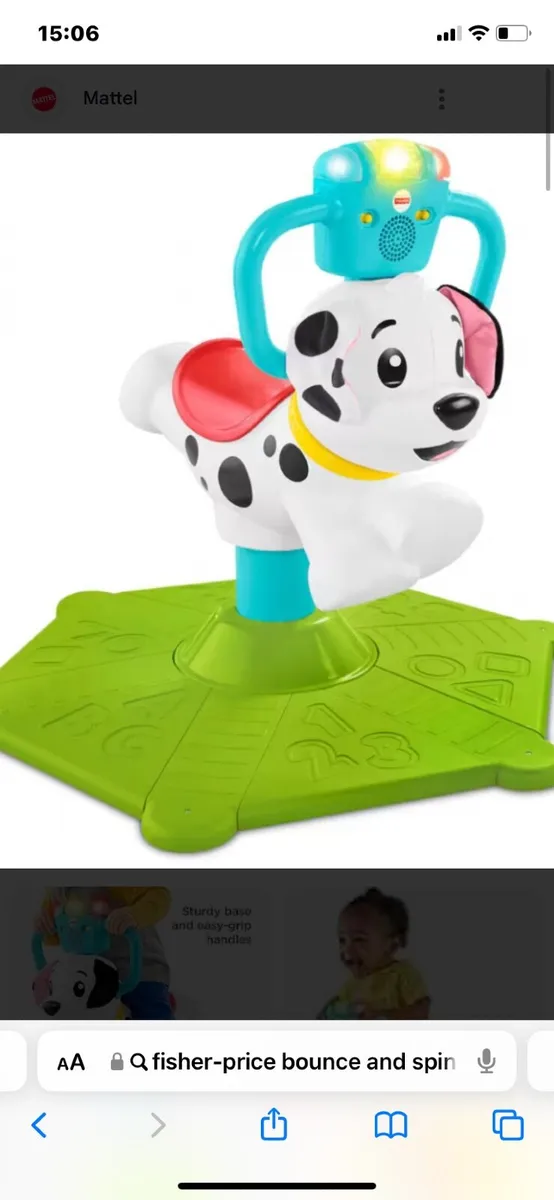 Fisher price bounce and spin puppy - Image 2