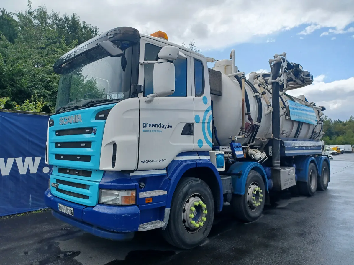 2008 Scania R420 Drain Cleaner Tanker For Auction - Image 1