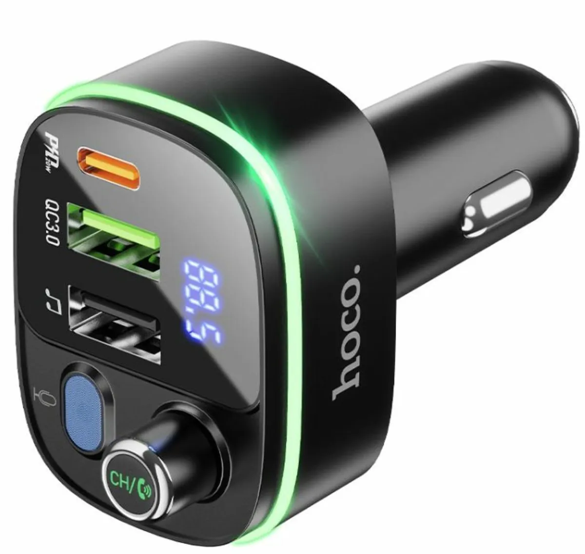 Hoco E62 Bluetooth Car Radio Transmitter With Fast - Image 1