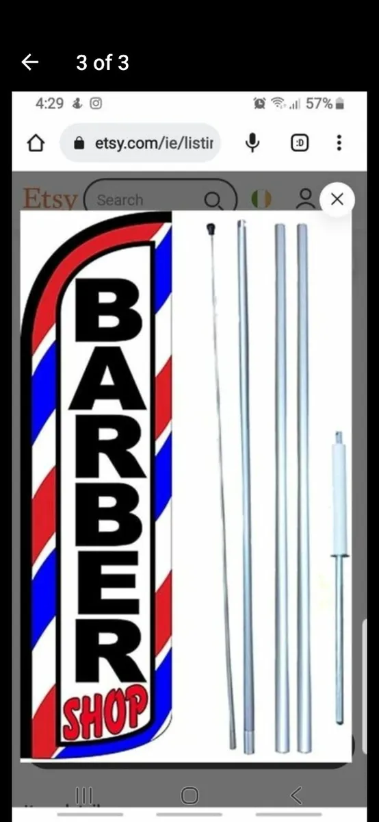 Barber's Flag Pole..new - Image 2