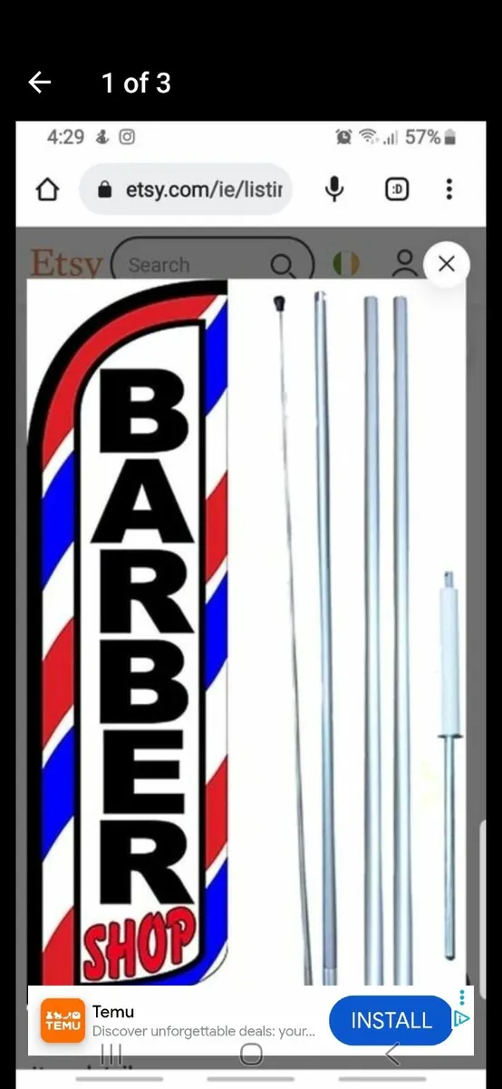 Barber's Flag Pole..new - Image 3