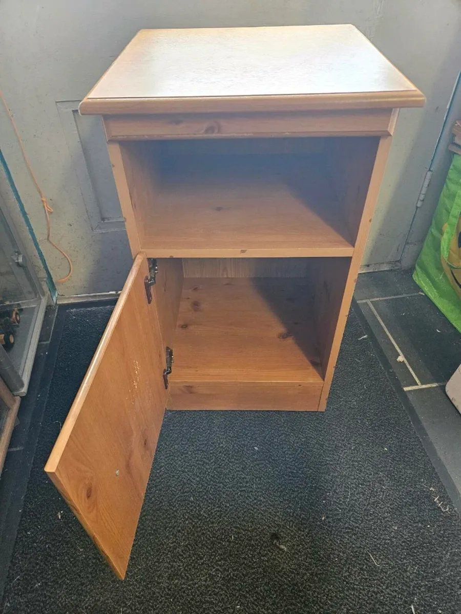 Pine Bedside Locker Cabinet - Image 3