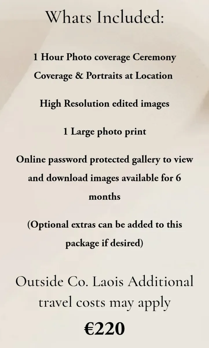 Civil Registry Wedding Photography - Image 1