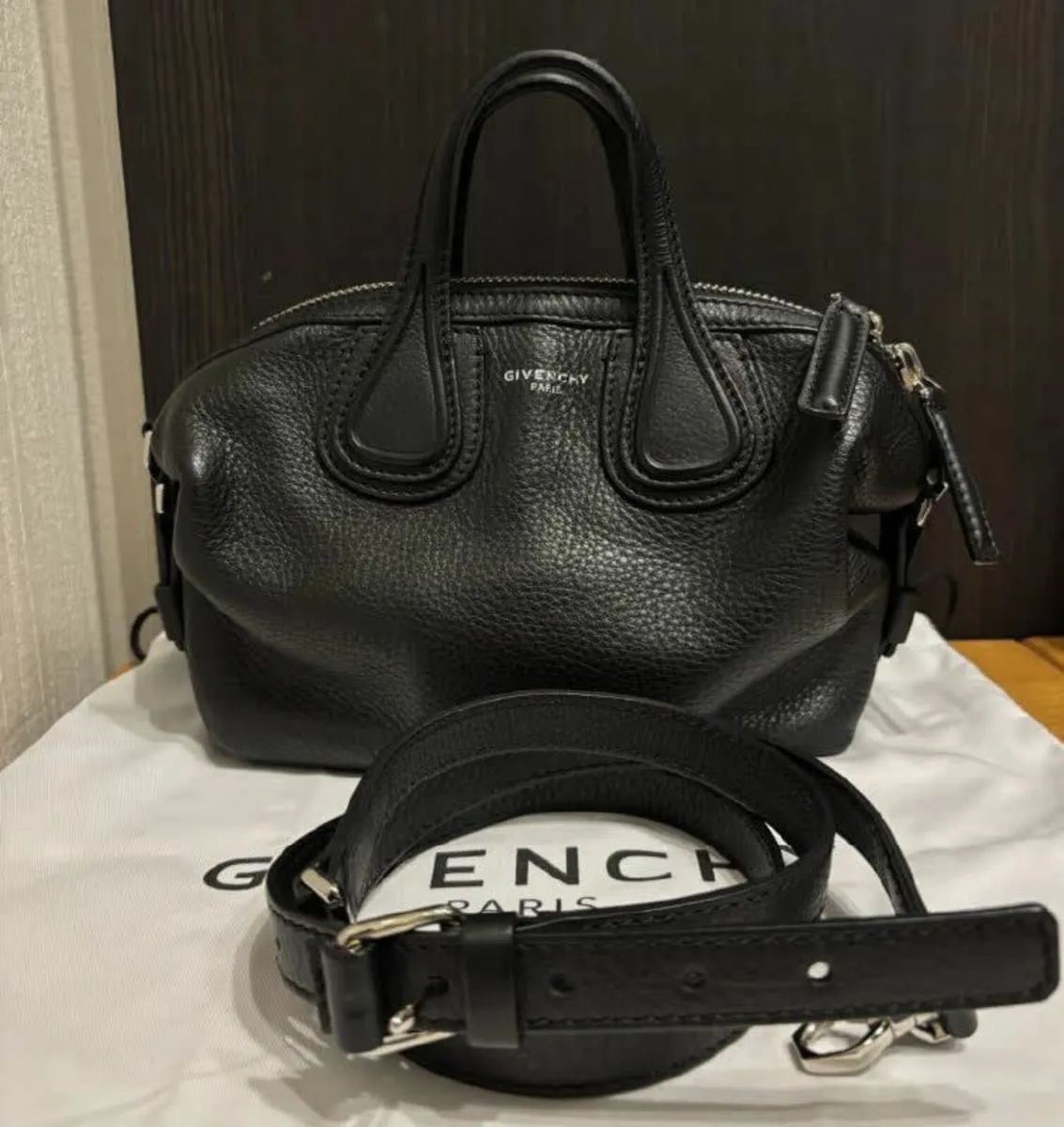 USED AUTHENTIC GIVENCHY MINI NIGHTINGALE HAND BAG - Image 1