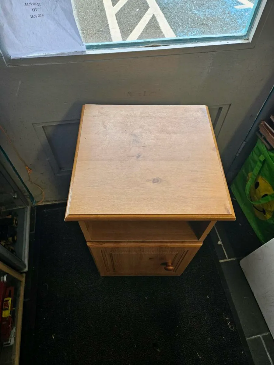 Pine Bedside Locker Cabinet - Image 2