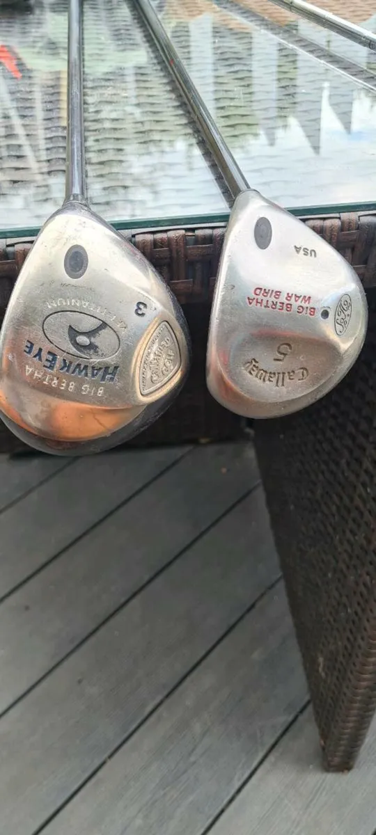 Callaway 3 and 5 woods - Image 1