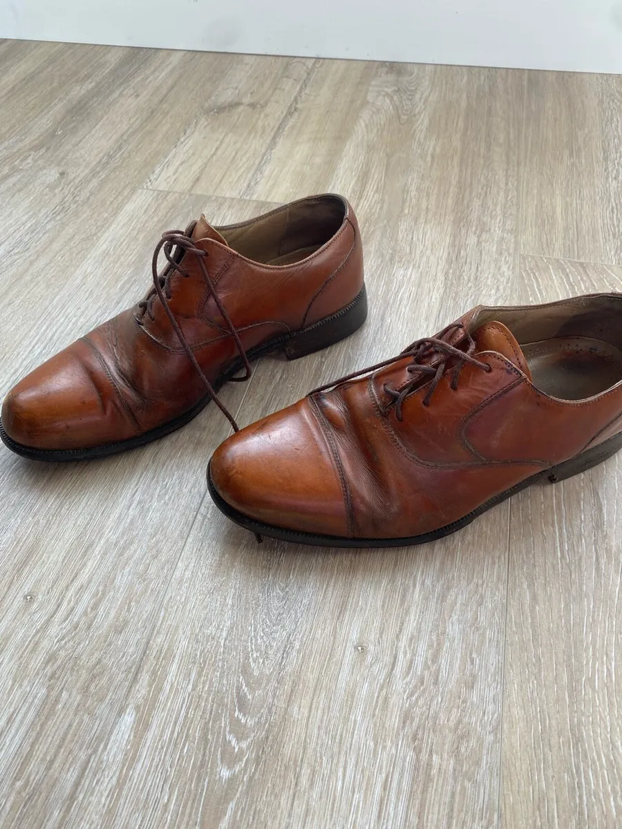 Men’s brown leather shoes - Image 1