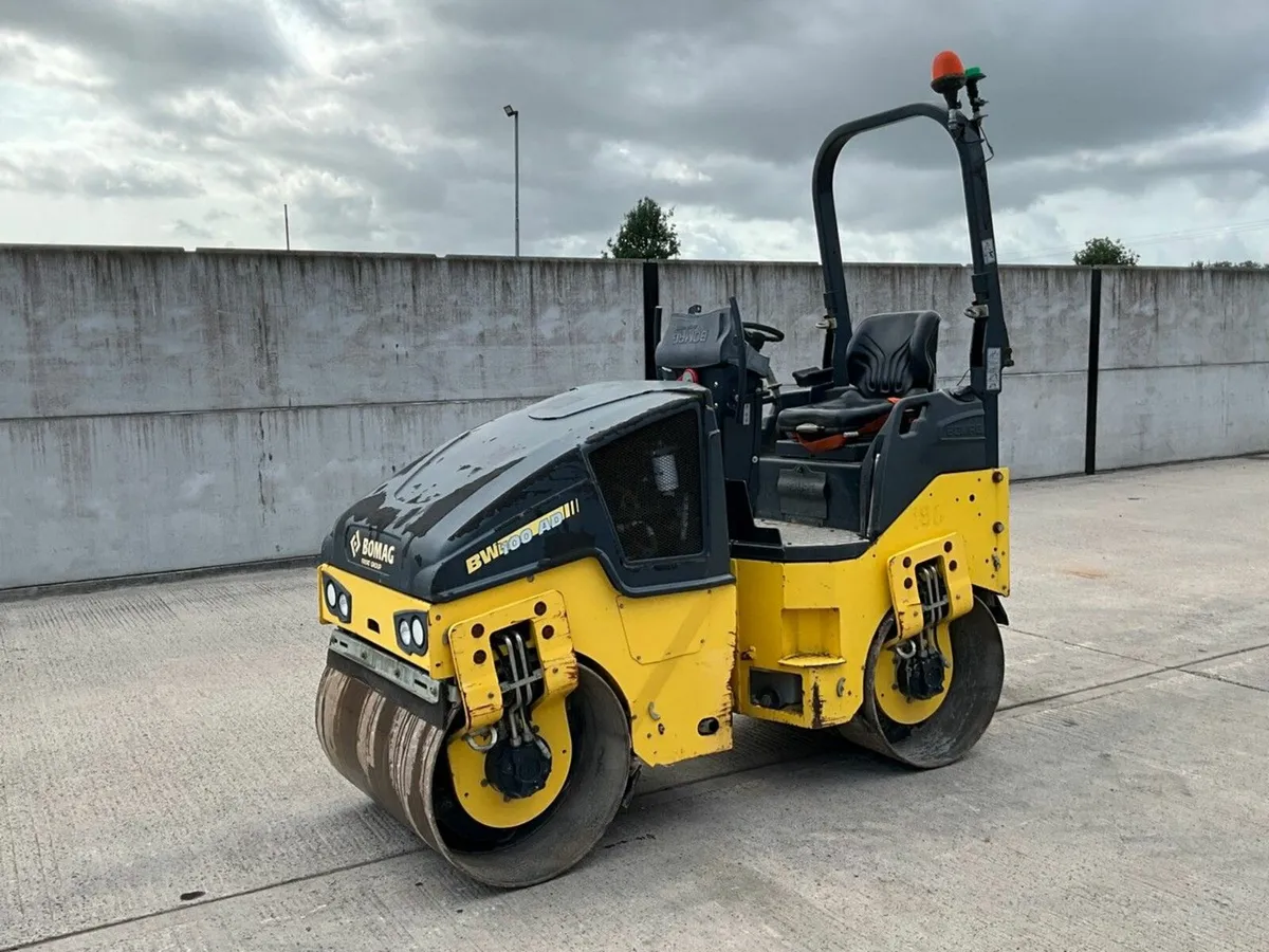 BOMAG BW100AD-5 RIDE ON DOUBLE DRUM ROLLER - Image 1