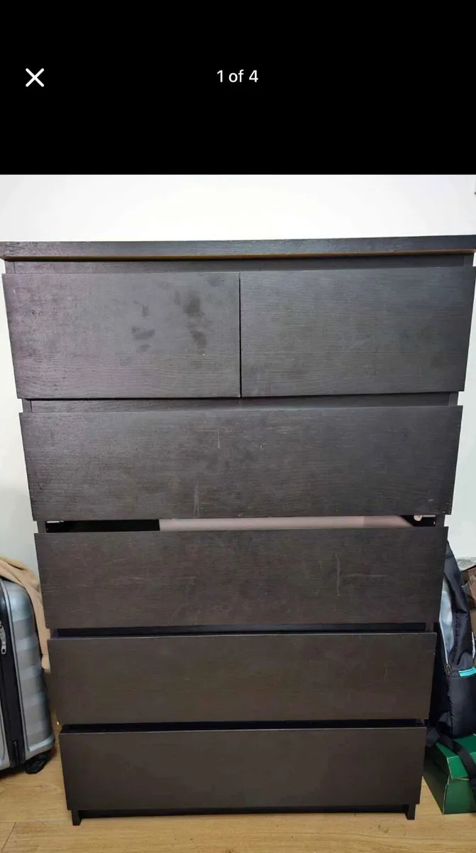 MALM Chest of 6 drawers IKEA - Image 2