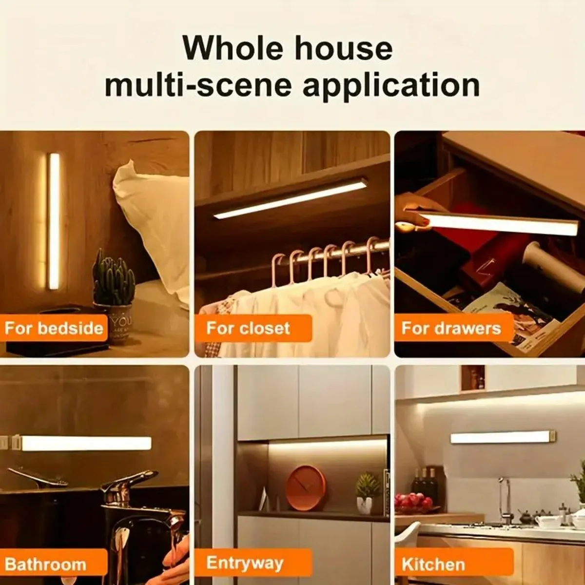 Led Light Strips (White )With Magnetic Connection - Image 1