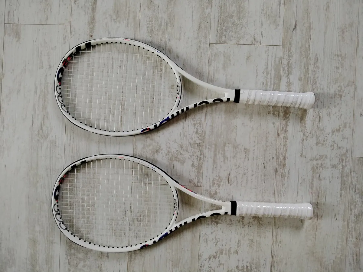 Pair of Tecnifibre TF40 Tennis rackets for sale - Image 2