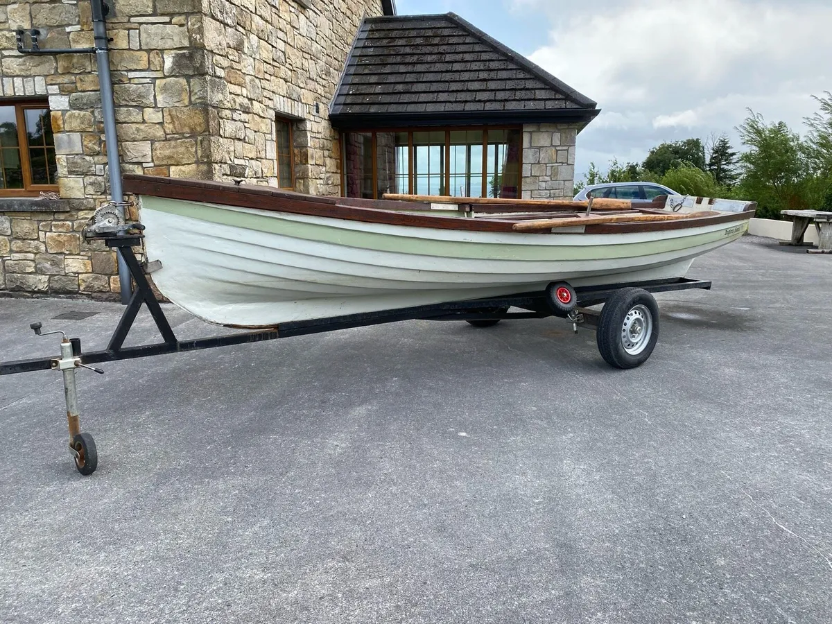 17ft Lake Boat with Trailer - Image 2