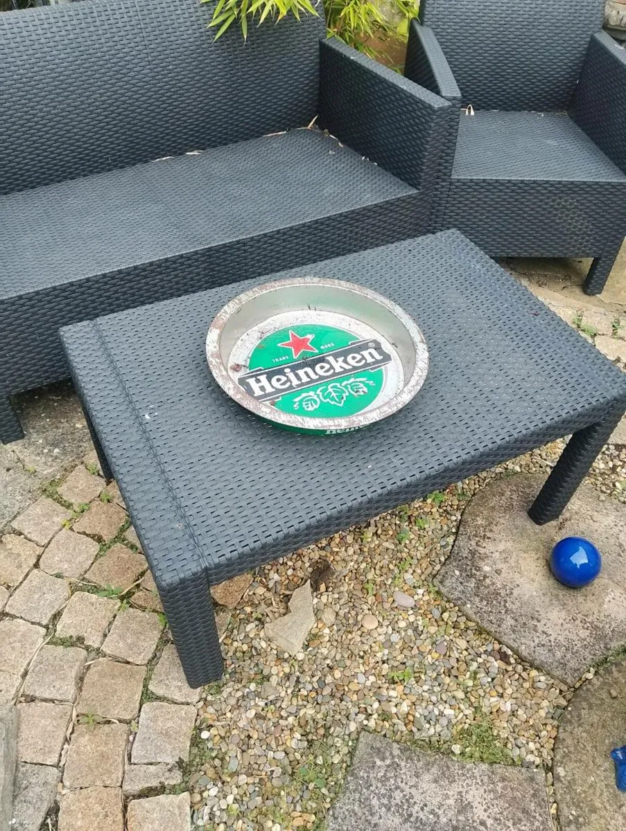 Bulmers ice bucket.. Heineken tray and glasses - Image 2