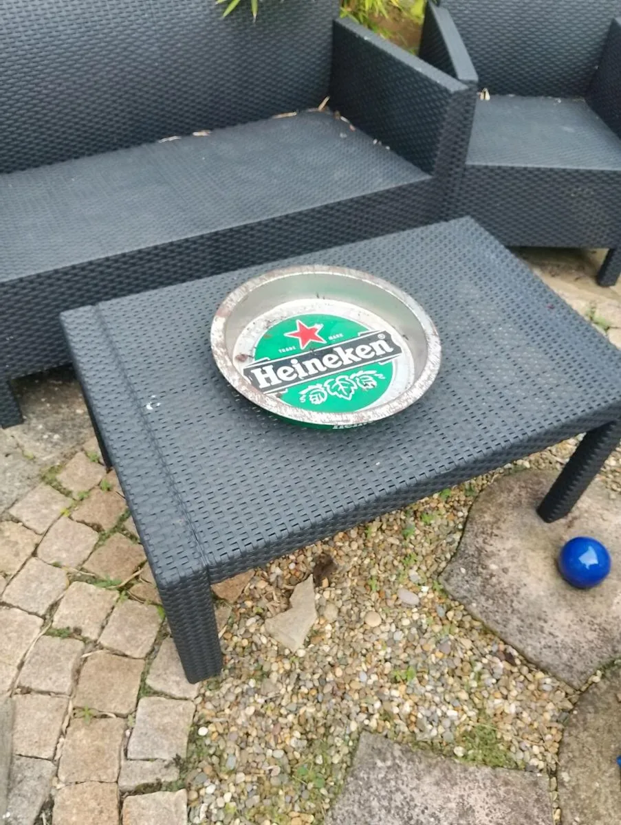 Bulmers ice bucket.. Heineken tray and glasses - Image 4