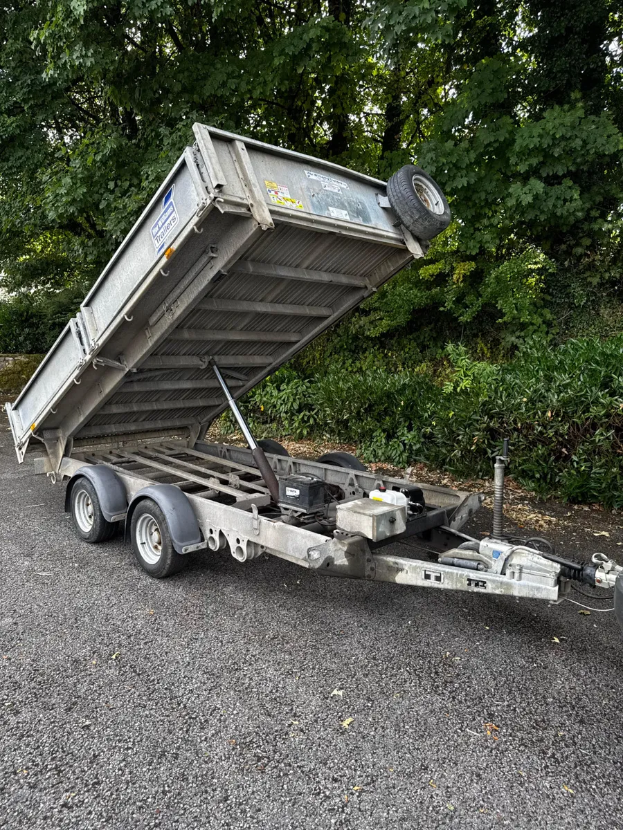 2023 ifor Williams 12ft tipping trailer - Image 1